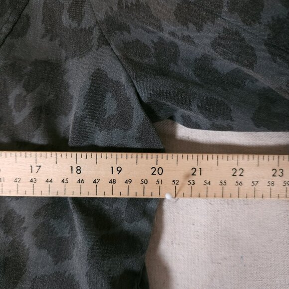 Crazy Train Gypsy Girl Blazer Womens Large Cheetah Print Western Rodeo FLAWS - Picture 5 of 15